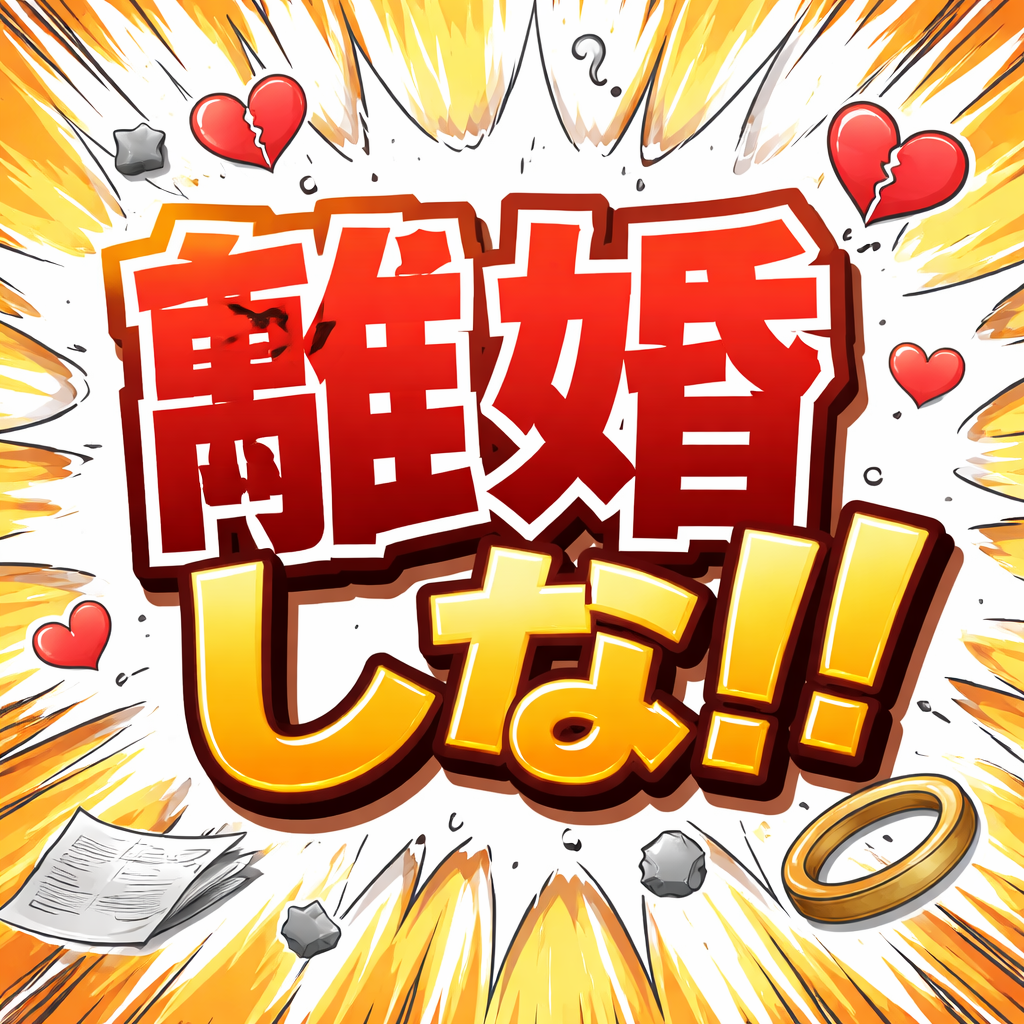 ［AI画像］離婚しな［作ってみよう‼️］