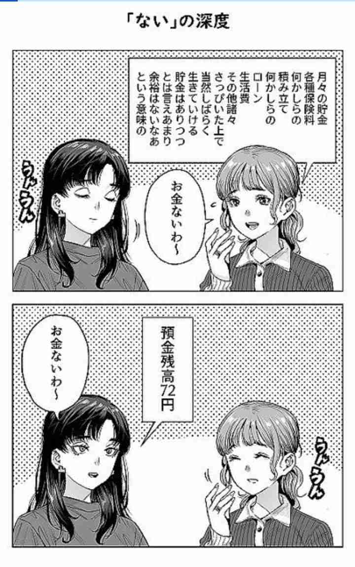 生活に余裕が全くない人