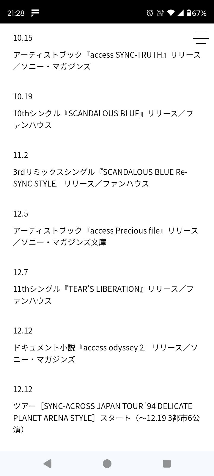 【集合】accessが好き！