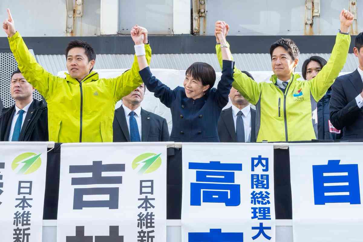 高市総理から次の内閣改造での閣内協力を要請され、了承する意向　日本維新の会・吉村代表