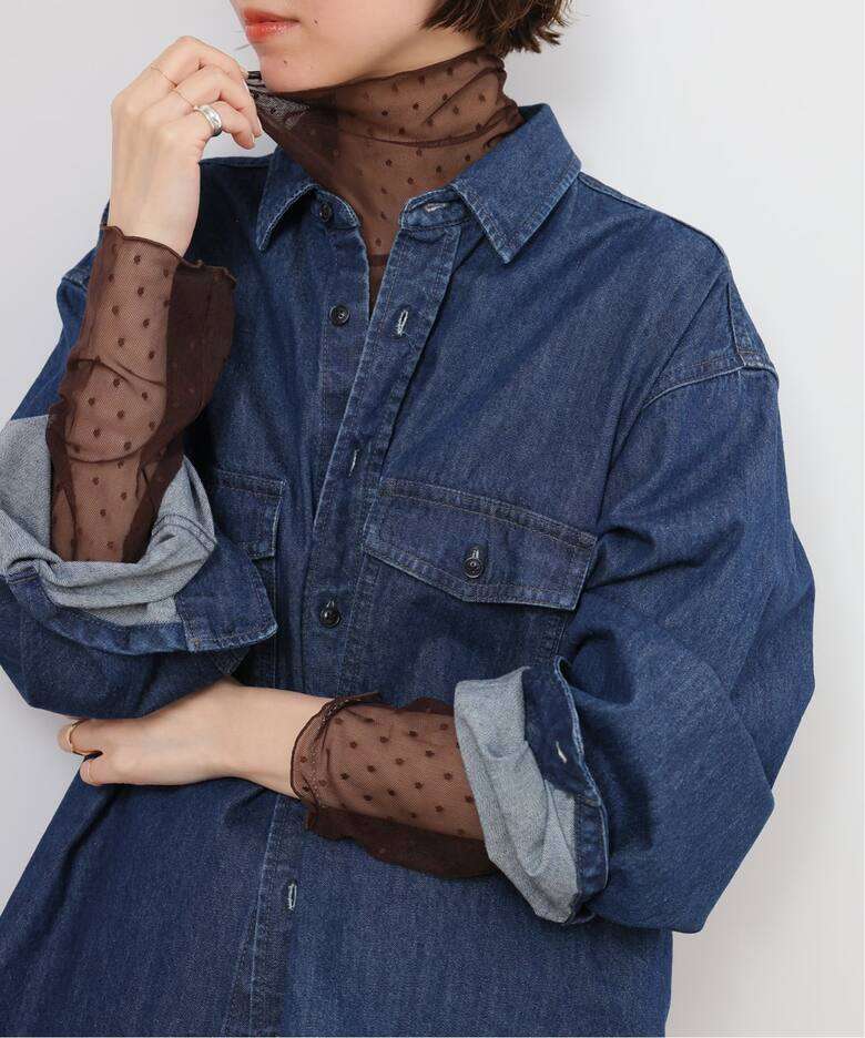 シアー素材・透かし編みの服着ますか？