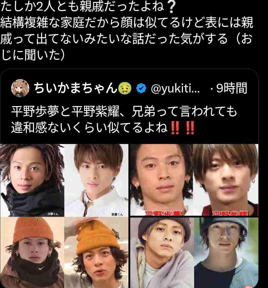 スノボ平野歩夢、Number_i・平野紫耀に「似てる」と話題 「双子って言われたら信じる」「二人とも才能溢れてて格好良すぎ」