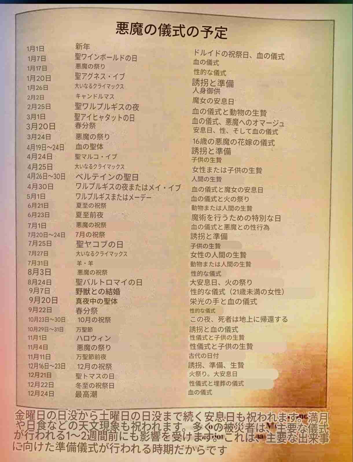 悪魔崇拝って何???