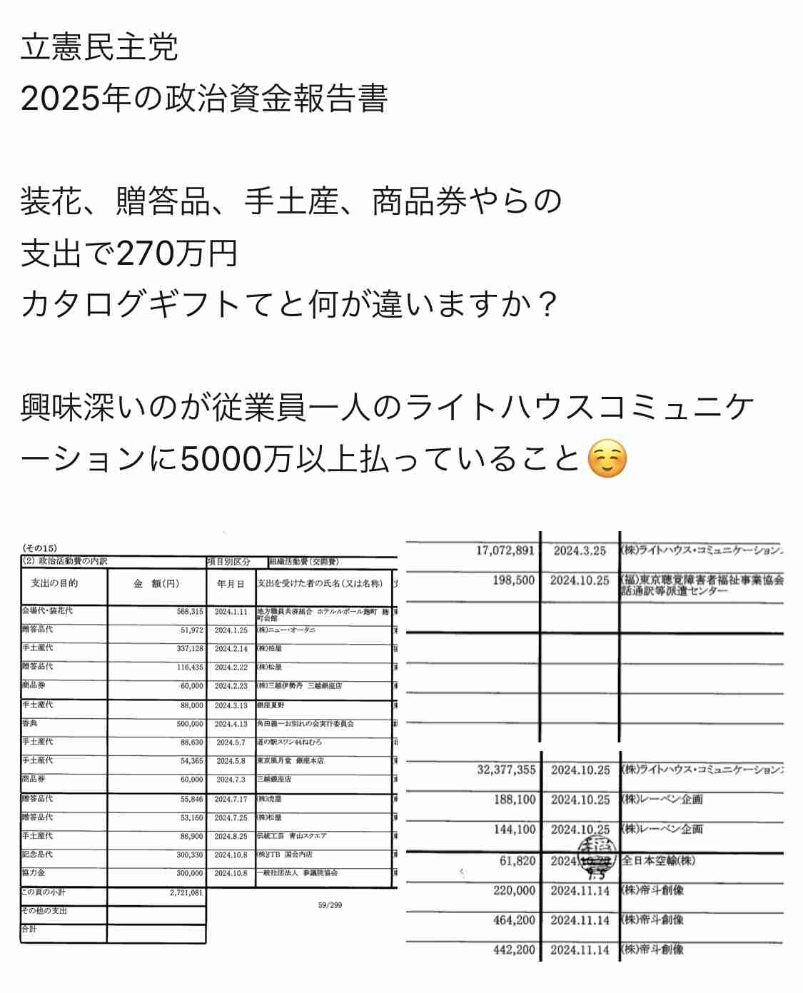 【解説】高市首相“カタログギフト”は「法令上問題ないと認識」違法でなければ何が問題？
