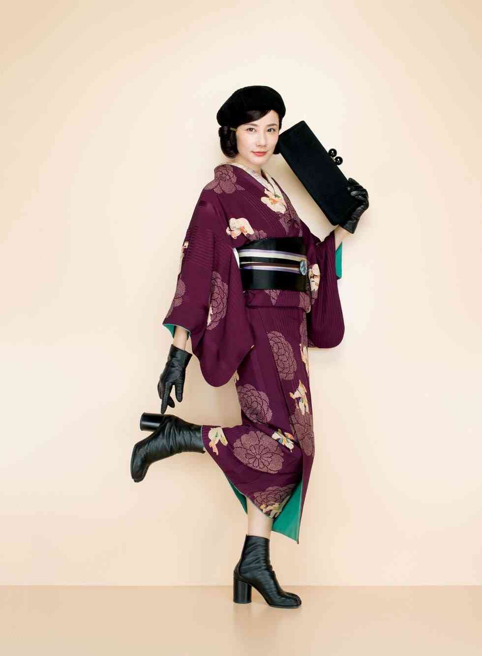 着物のカジュアルコーディネート画像が見たい