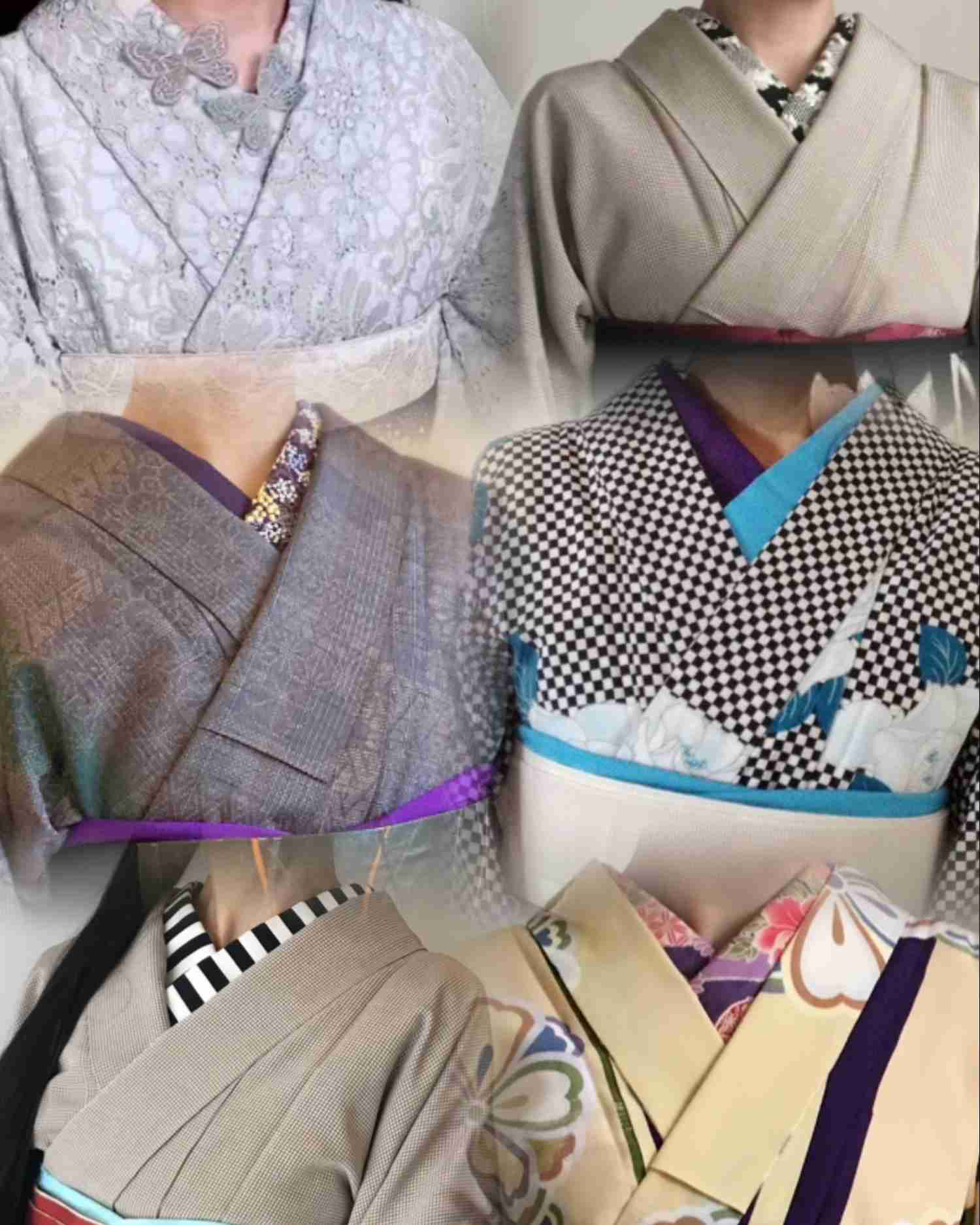 着物のカジュアルコーディネート画像が見たい