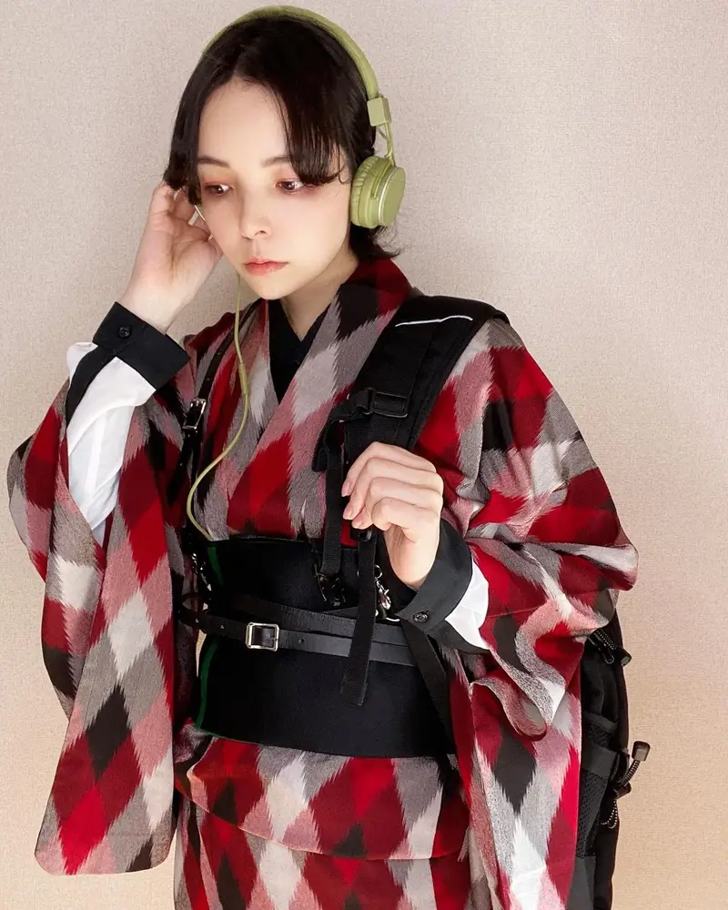 着物のカジュアルコーディネート画像が見たい