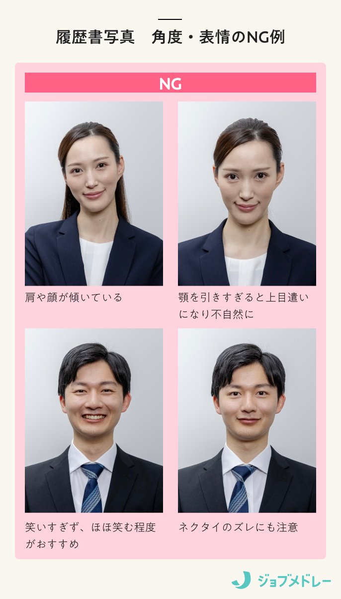 履歴書の写真…