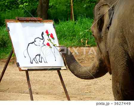 絵の具で絵を描くのが好きな人