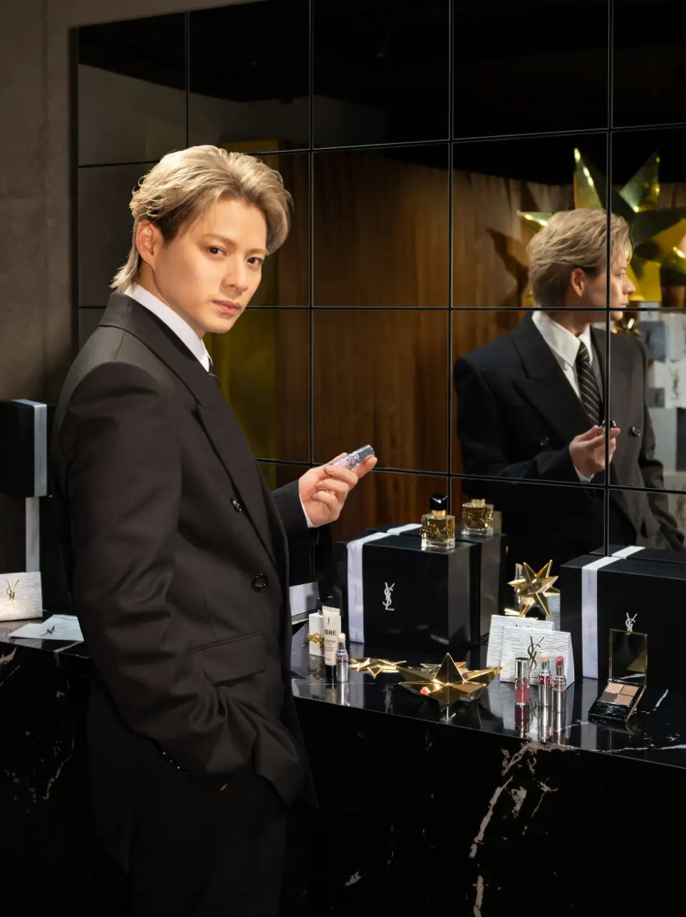 平野紫耀、力強く美しい最新ルック公開　イヴ・サンローラン・ボーテのアンバサダー