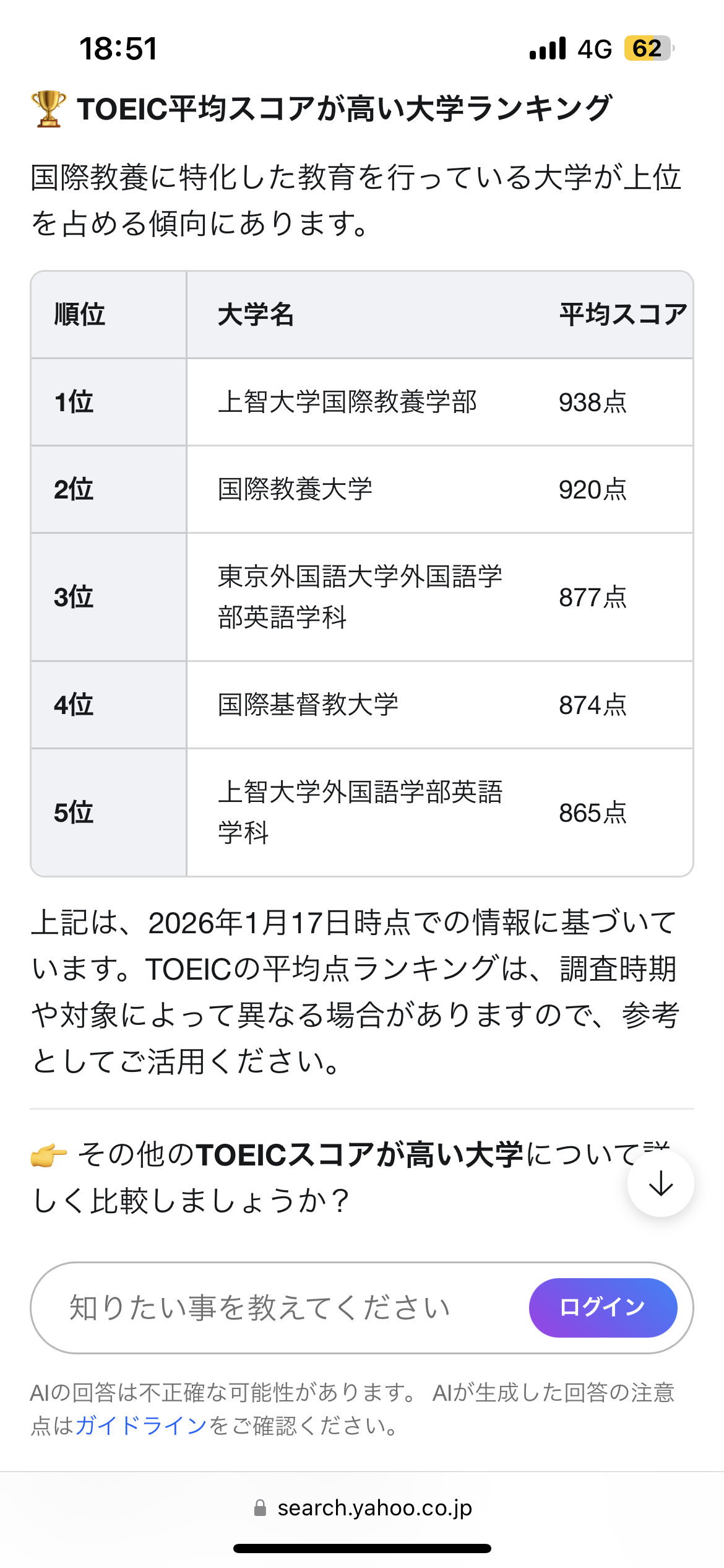 立地が不便だと思う大学のキャンパス　PART2