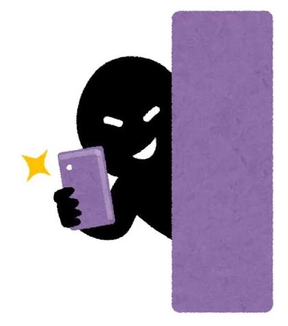 盗撮されたかもしれない