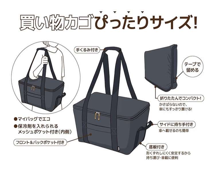 【大容量】おすすめエコバッグ【保冷】