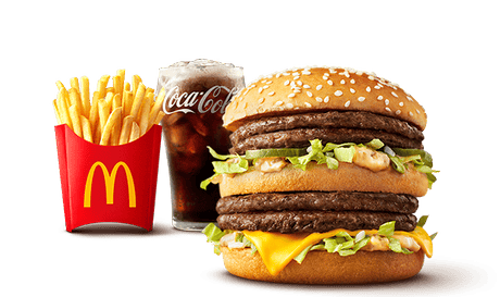 ビッグマックなんてペロリですか？