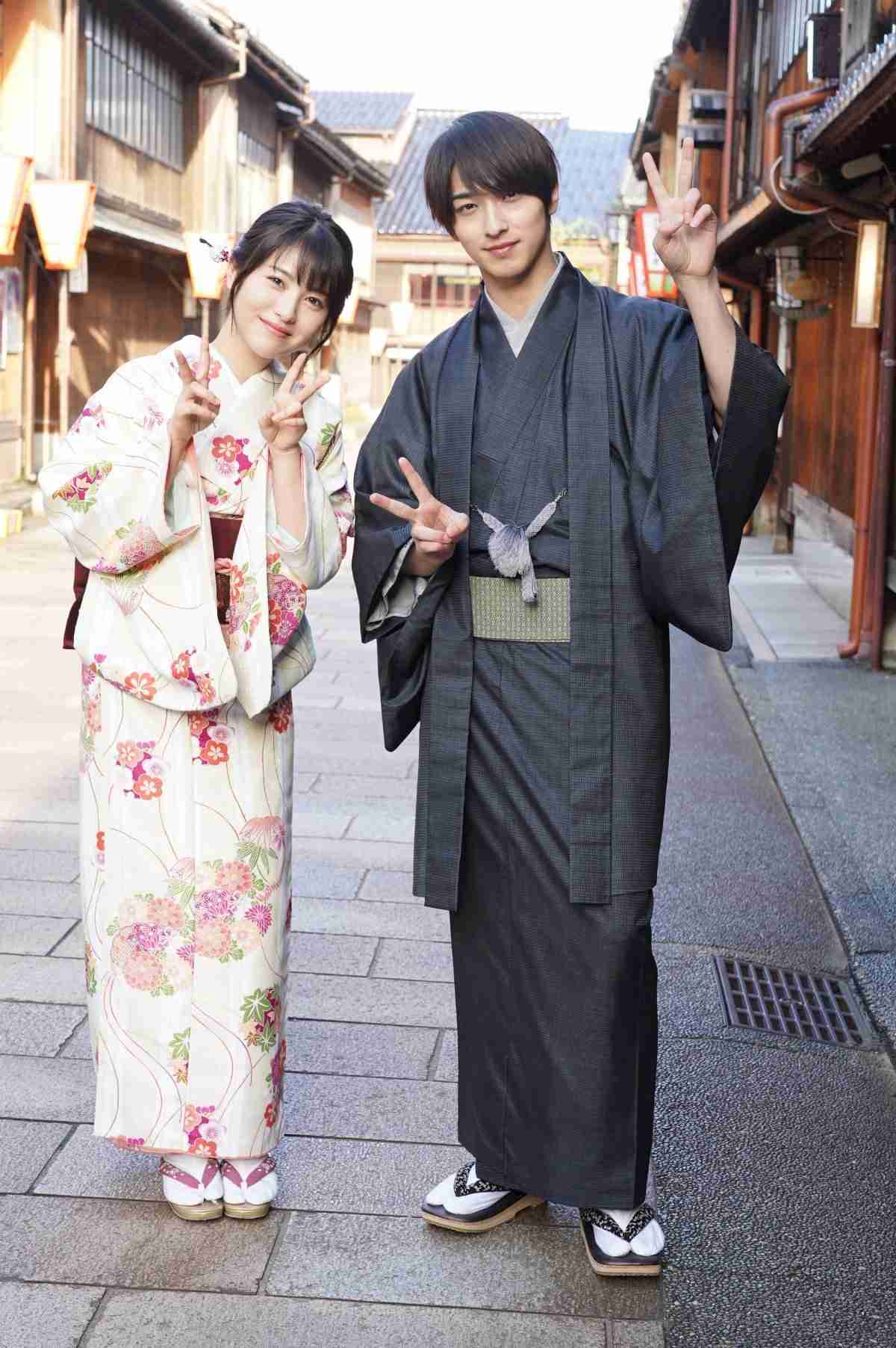 イケメン俳優の和装