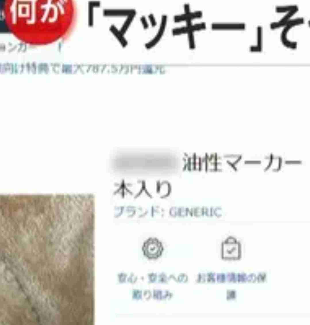 買った「マッキー」よく見ると「マツキニ」？“模倣品”にメーカーが注意喚起…極細のはずが太く、箱に不自然な日本語も
