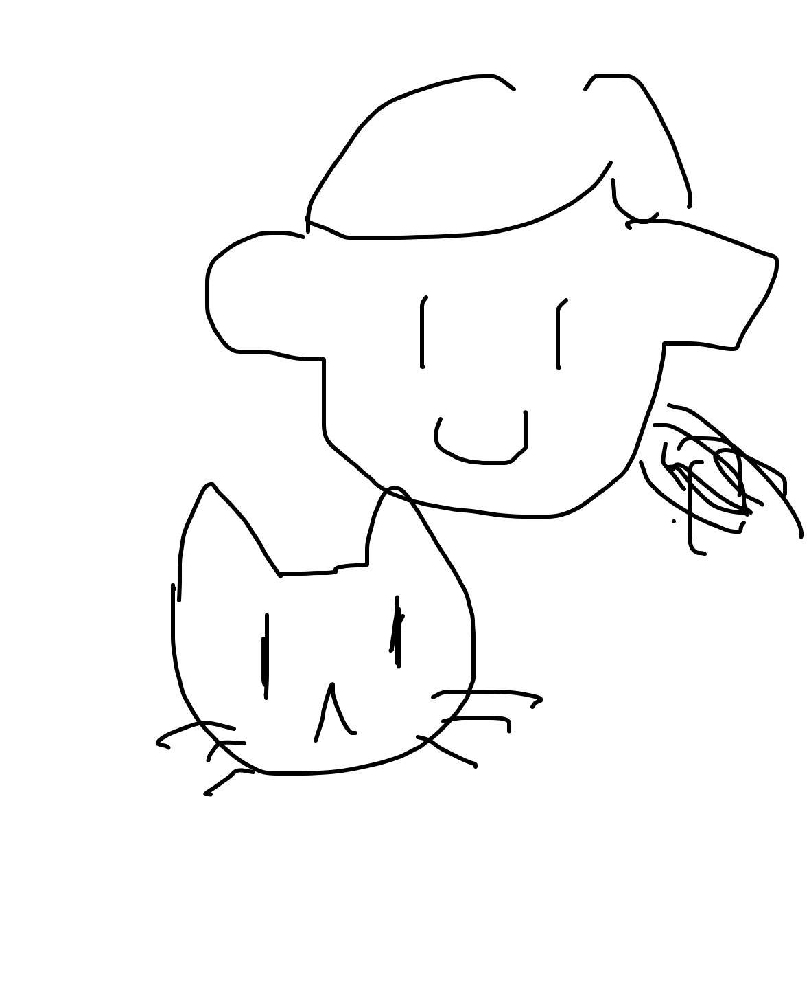 いろんな質問に手書きの絵で答える遊び