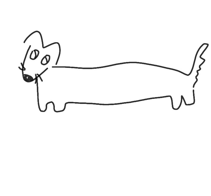 いろんな質問に手書きの絵で答える遊び