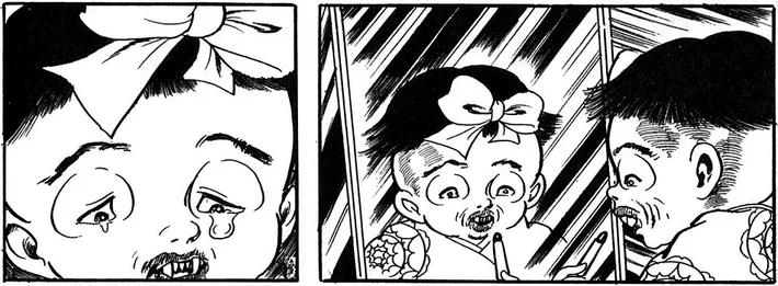 鏡を見て崩れ落ちたこと