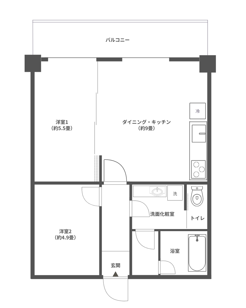 2DKってどうですか?【母子家庭、間取り】