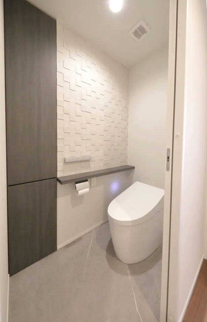 狭いトイレの清潔感