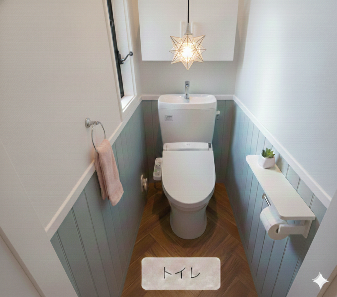 狭いトイレの清潔感