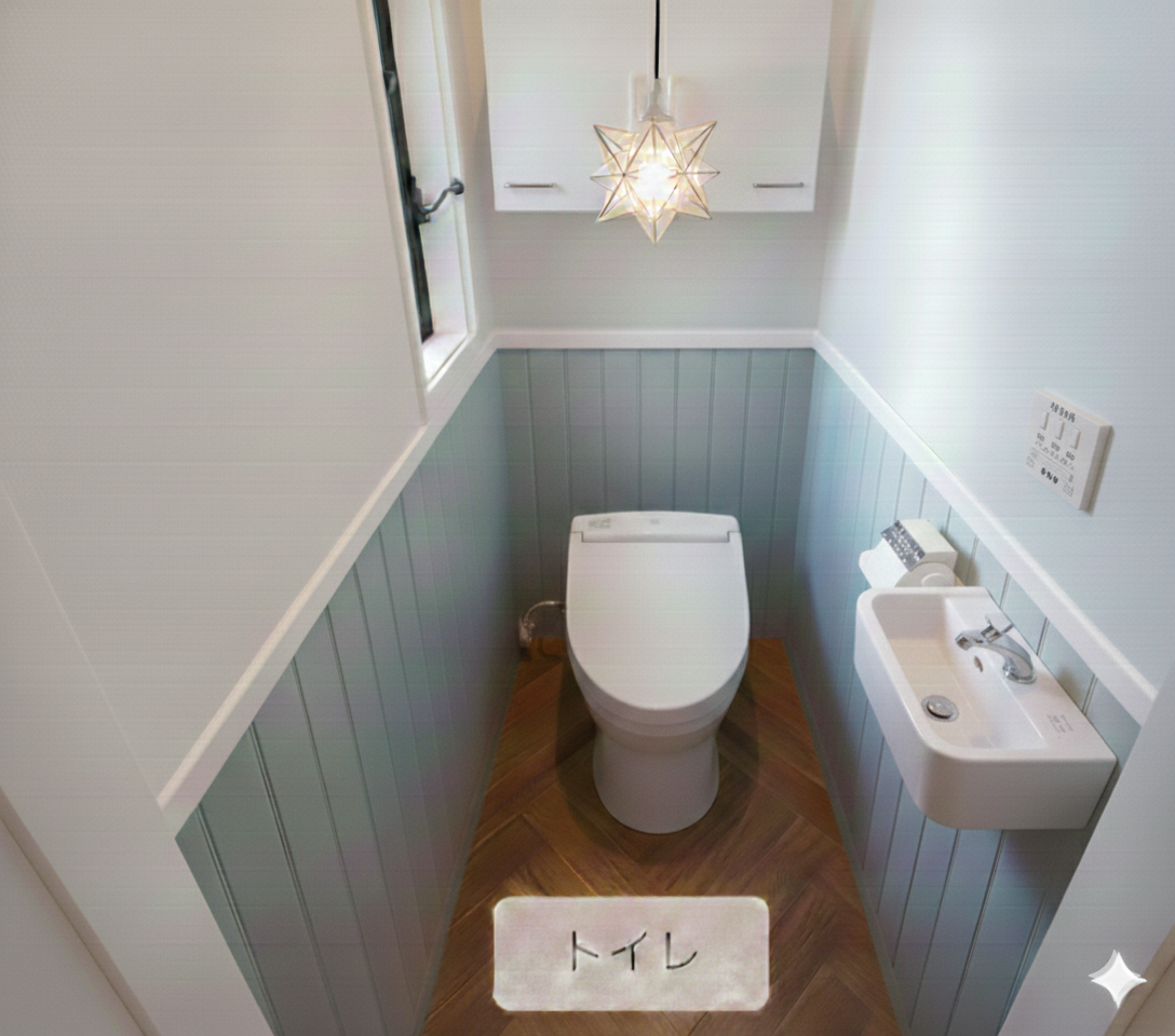 狭いトイレの清潔感