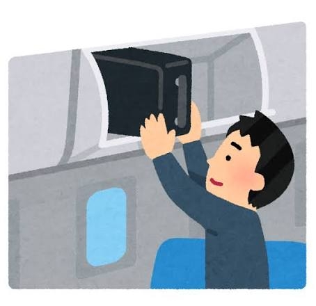 飛行機で荷物どうしてますか？