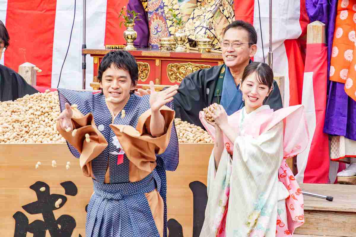 いろんな有名人の豆まきが見たい