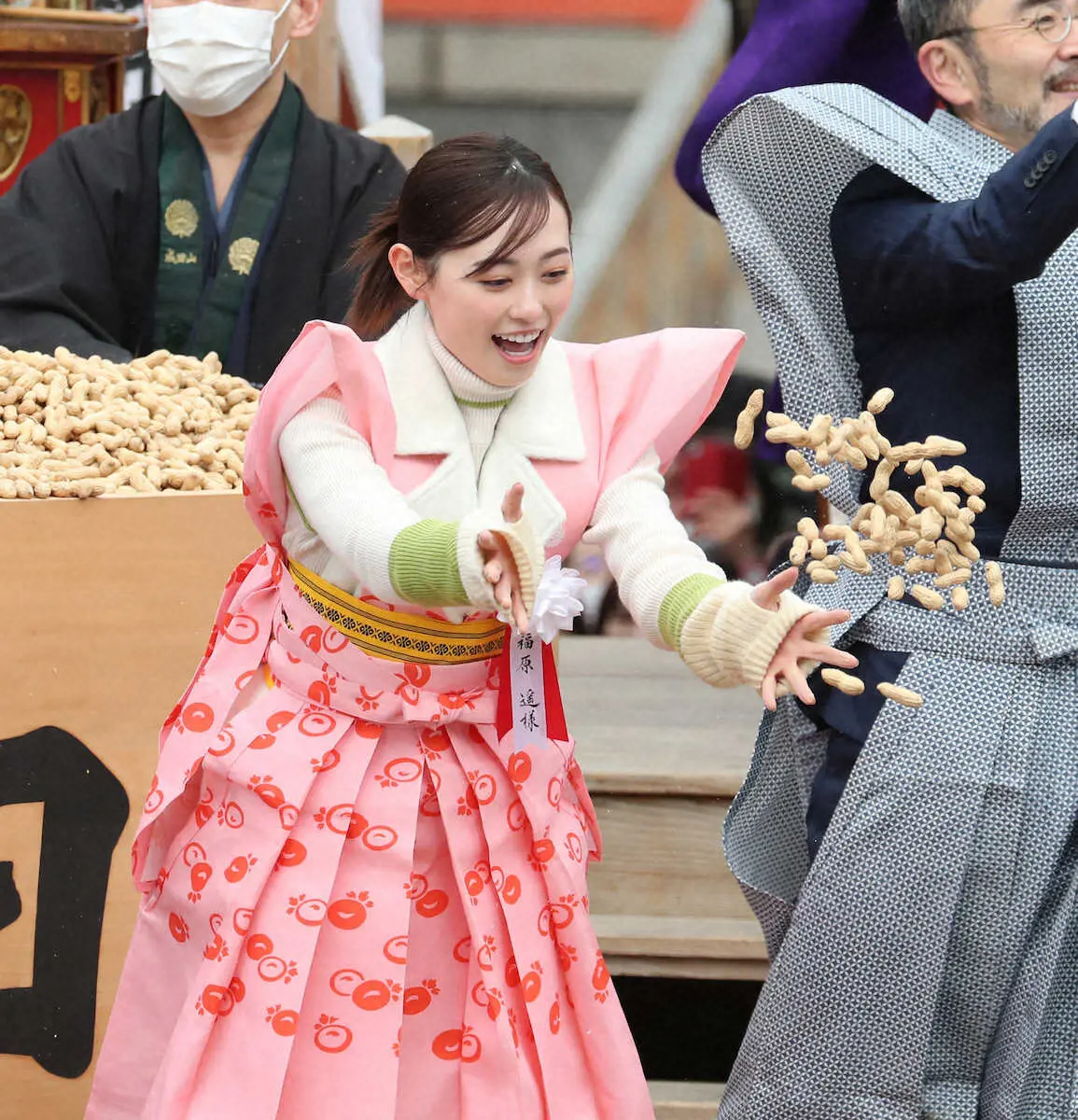 いろんな有名人の豆まきが見たい