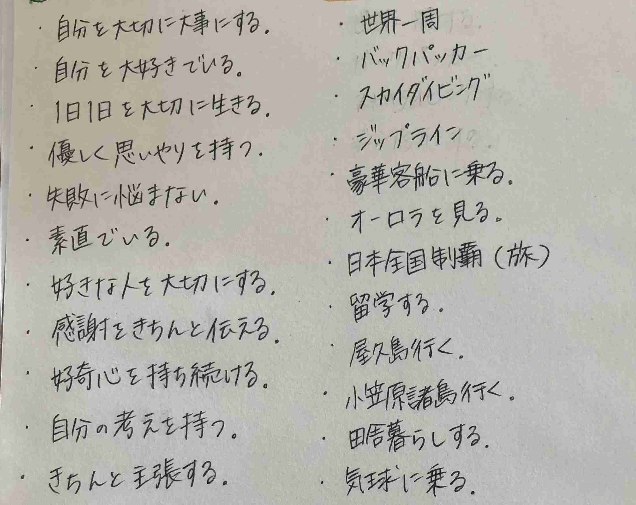 夏までの目標 一緒に立てよう!