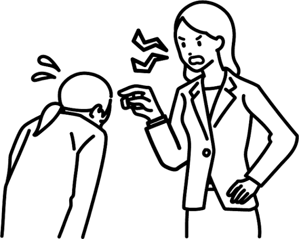 仕事で怒鳴ったりきつく叱責することは必要ですか？
