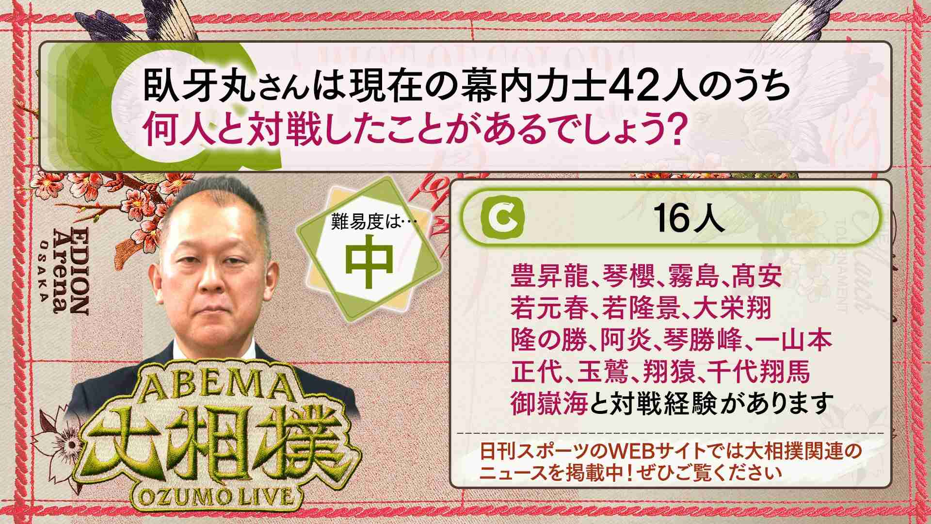 【実況・感想】大相撲3月場所を応援するトピ