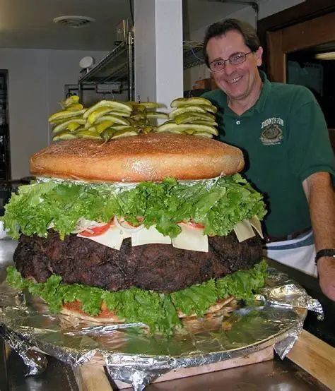 最近食べたハンバーガーの画像下さい。