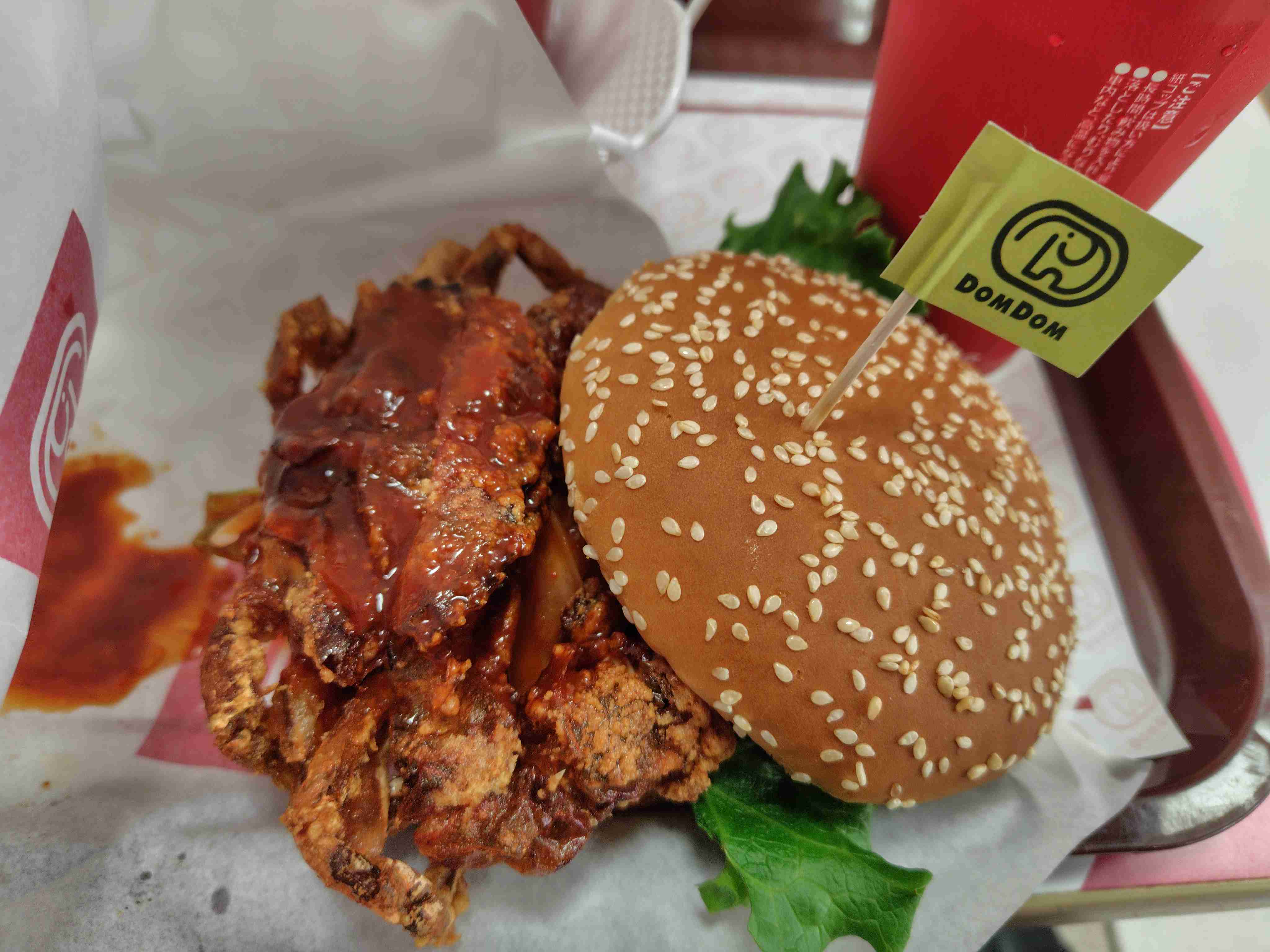 最近食べたハンバーガーの画像下さい。