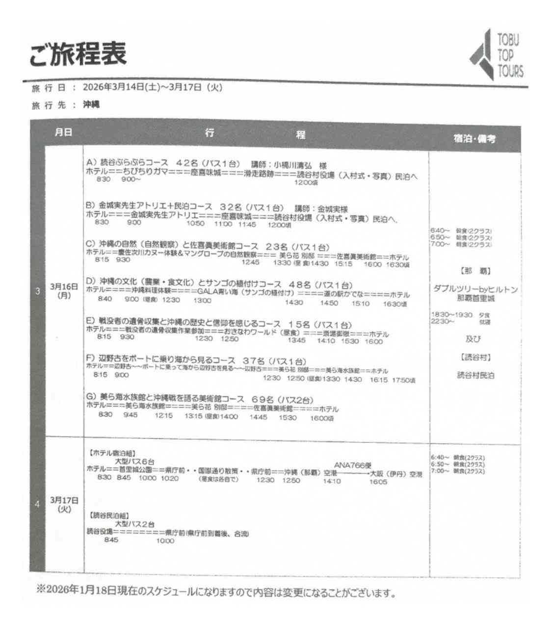 辺野古沖転覆事故で東武トップツアーズがお詫び文掲載「乗船プログラムは学校が直接手配」