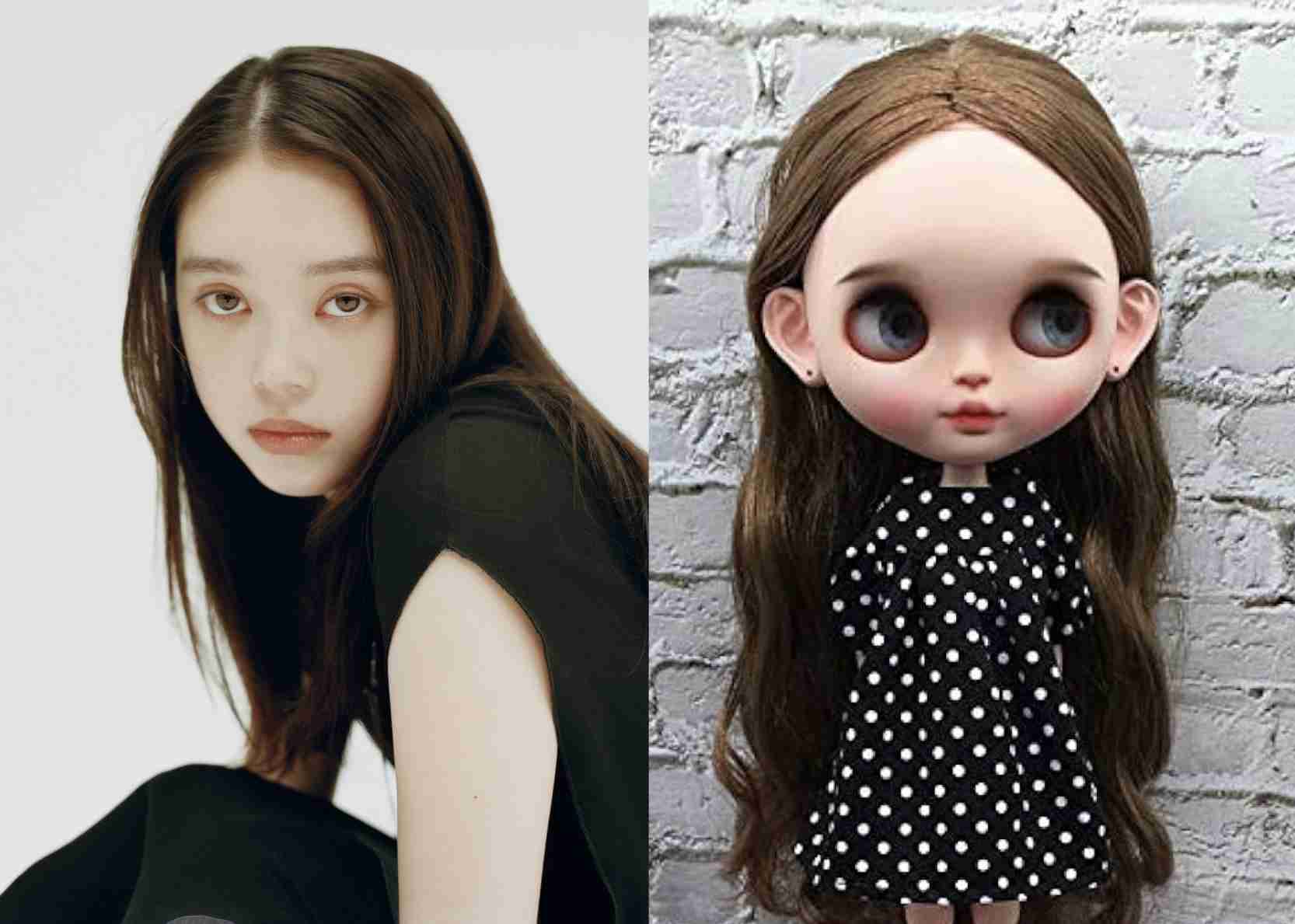 お人形さんみたいな顔