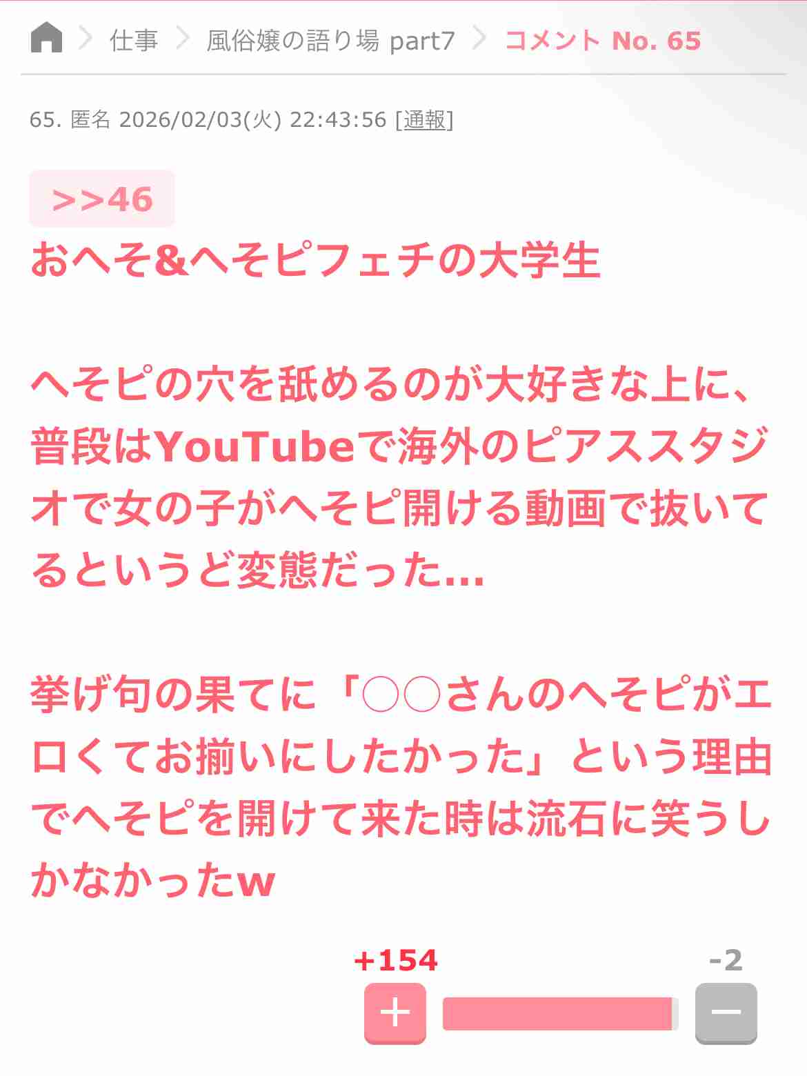 【下ネタ】自分は変態だと思う人！Part.22【アダルト】
