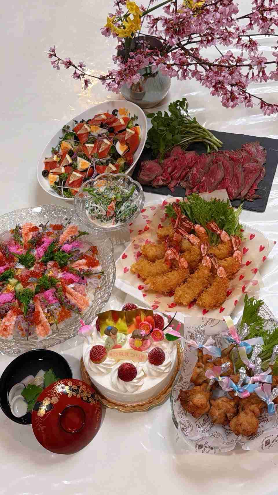 【今日は楽しい】ひな祭りメニュー