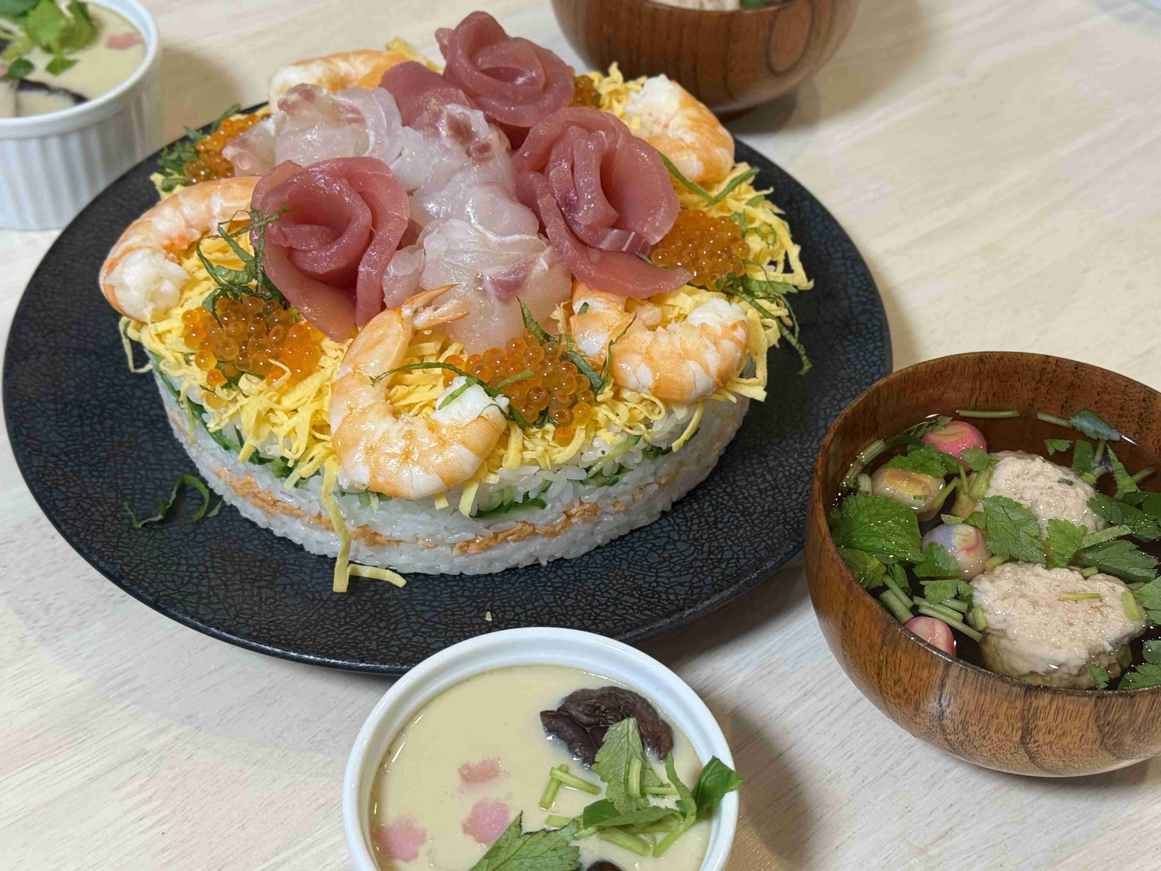 【今日は楽しい】ひな祭りメニュー