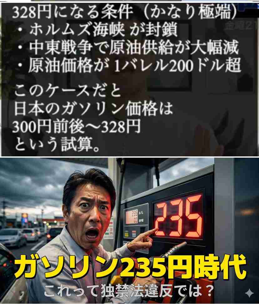 「1バレル=200ドルを覚悟しろ」イラン革命防衛隊が警告　ホルムズ海峡でタイ船籍貨物船に攻撃