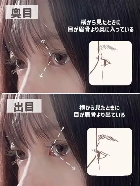 【メイク】出目か奥目か