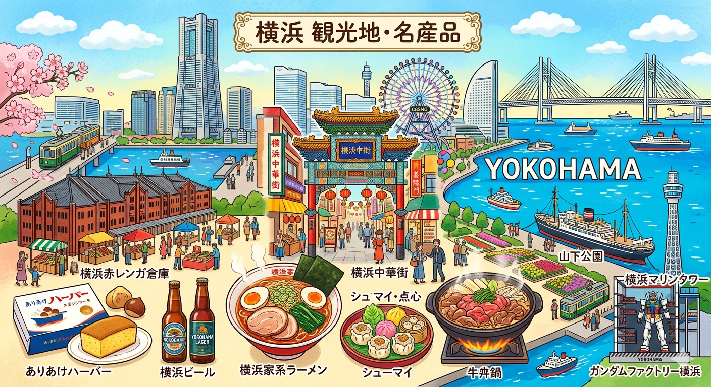 「横浜」をテーマにした曲 