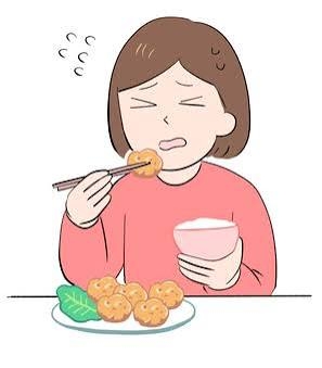 人前で食べるのが苦手