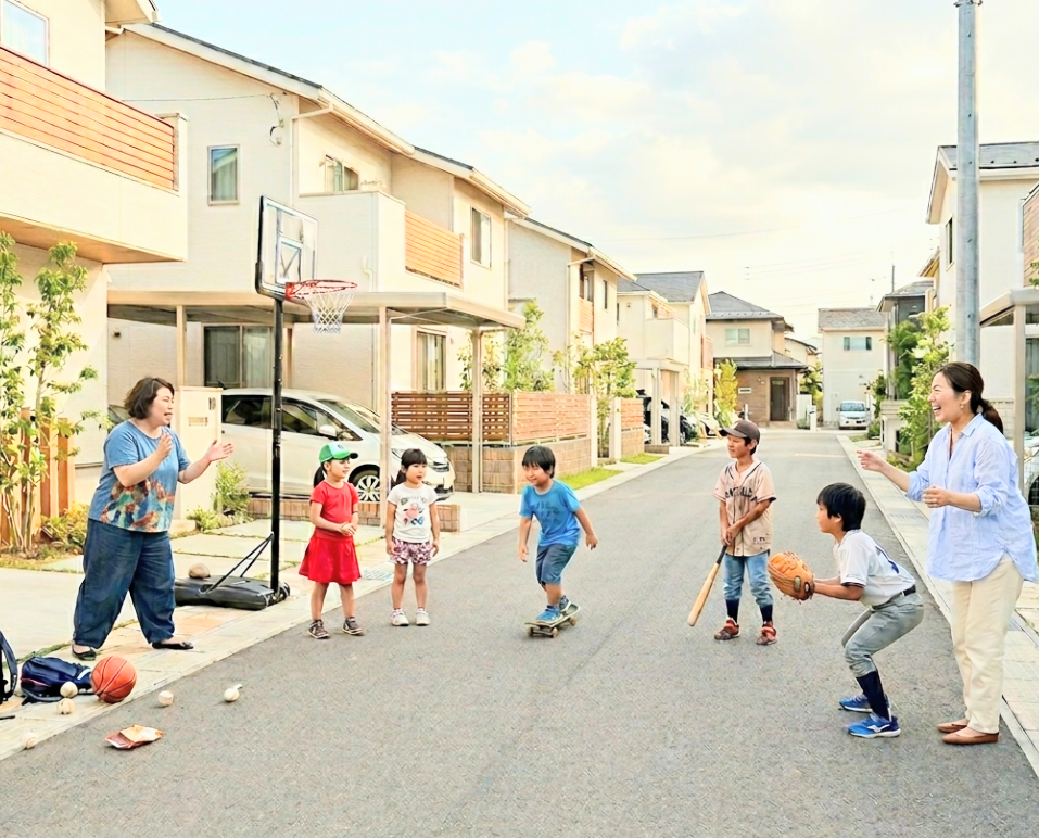 近所の子供が庭に侵入してくる