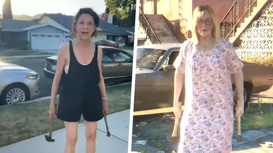 近所の子供が庭に侵入してくる