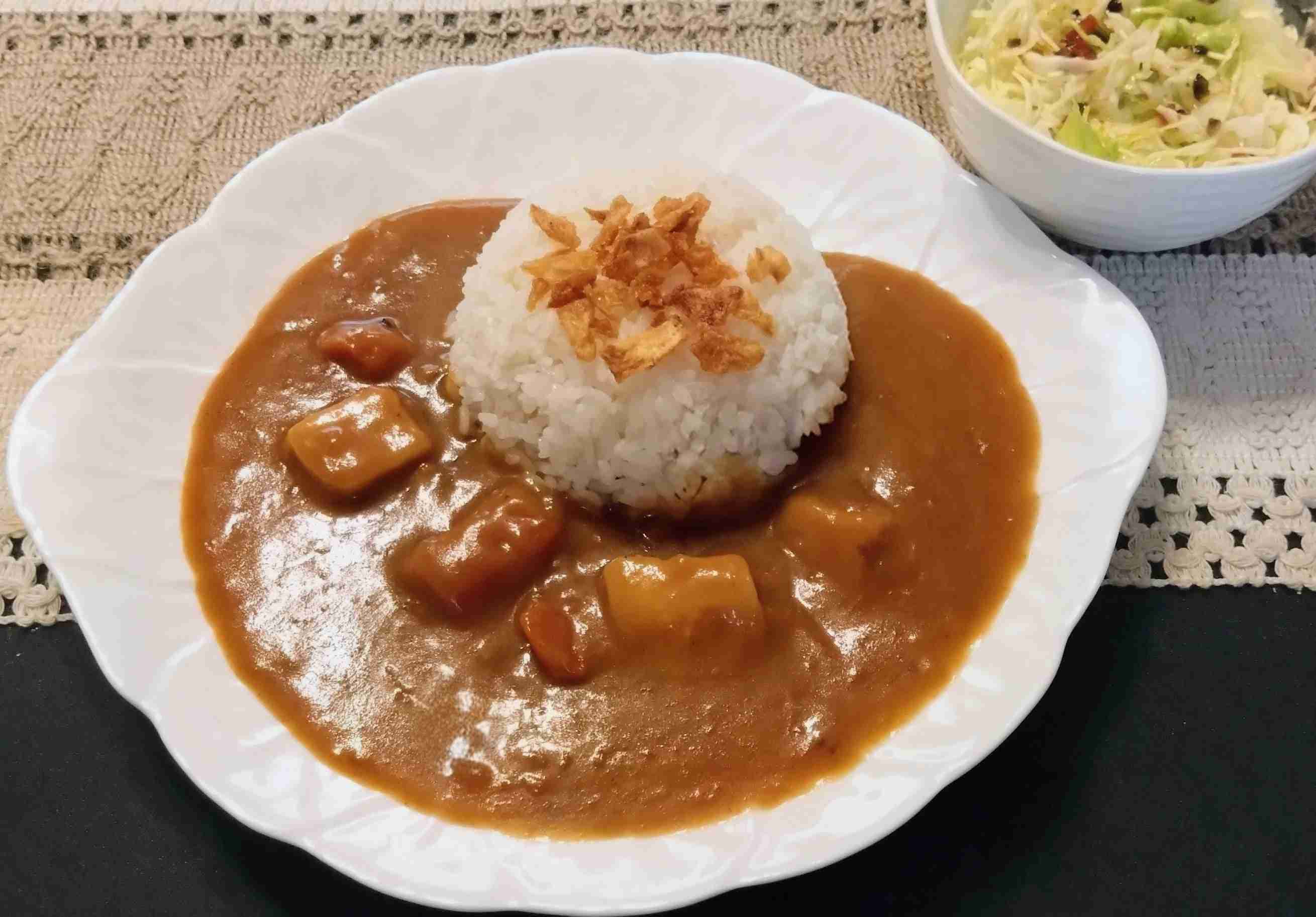カレーライスの盛り方について