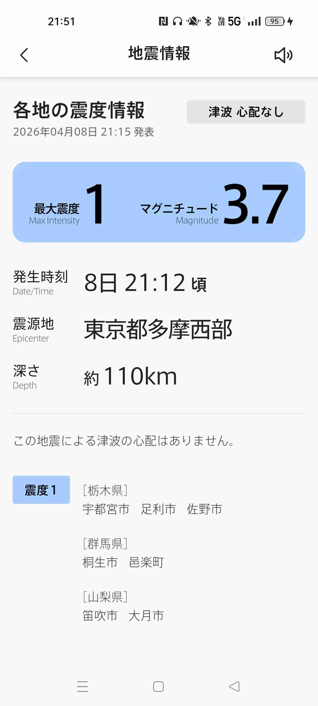 インドネシア付近でM7.6の地震　日本では津波被害の心配なし