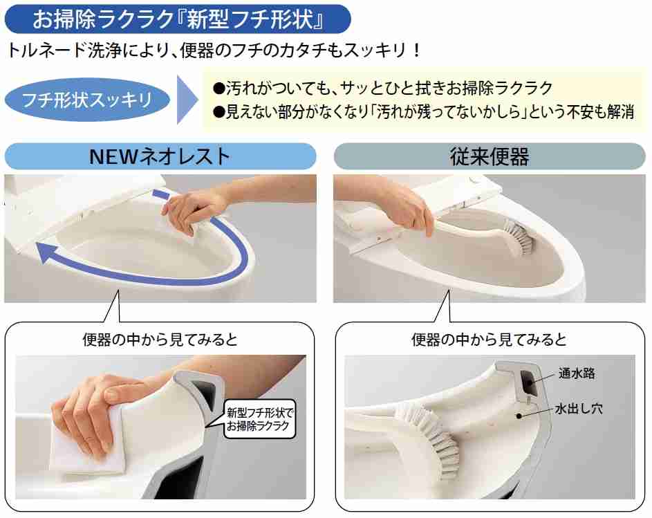 便器　フチなしトイレとフチありトイレ迷ってます