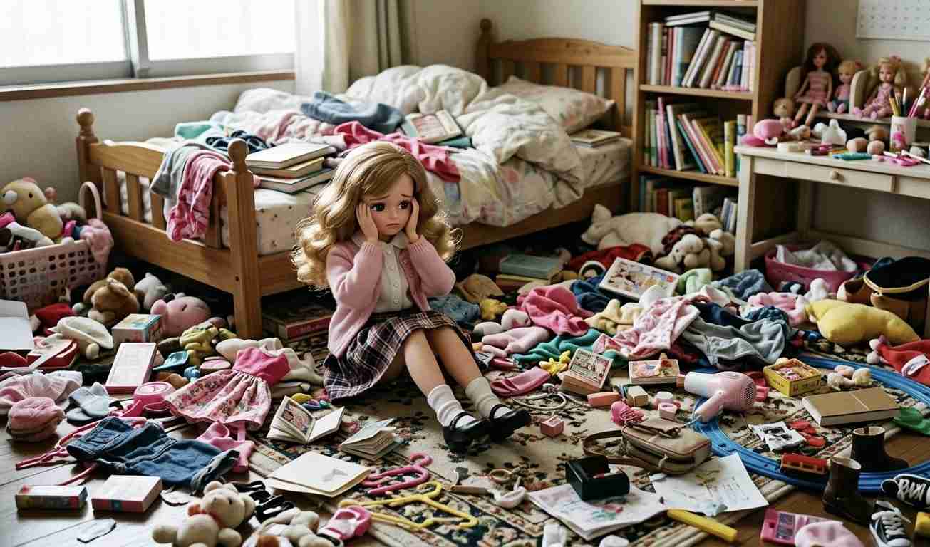 娘の部屋が汚部屋過ぎる